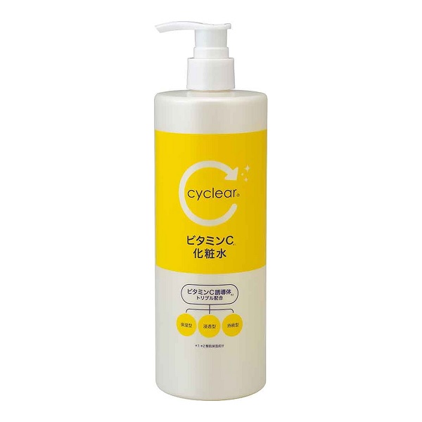 【１０個セット】熊野油脂 サイクリア ビタミンC化粧水(500ml)×１０個セット 【正規品】【ori】 6,185円