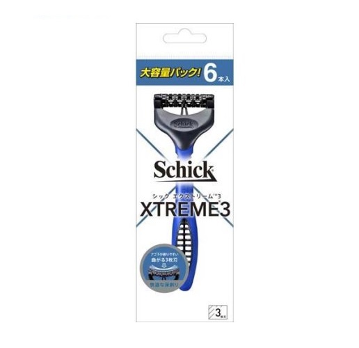 【１４４個仕掛ける】【１入れもの分】 かっこ良い エクストリーム3(6本入)×１４４個仕掛ける １入れもの分【置き目品】【k】【mor】【ご申し付ける後送りとどけるまでに2週前後もらい受けるする切っ掛けがございます】 T字カミソリ-シェービング・脱毛・脱色-美容・コスメ・香水