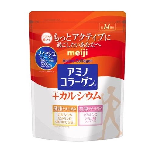 【１０個セット】【１ケース分】 明治 アミノコラーゲン + カルシウム 約14日分(98g)×１０個セット 　　１ケース分　【正規品】※軽減税率対象品