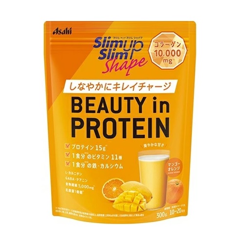 【２０個セット】 アサヒグループ食品 スリムアップスリムシェイプ BEAUTY in PROTEIN 300g×２０個セット【正規品】※軽減税率対象品