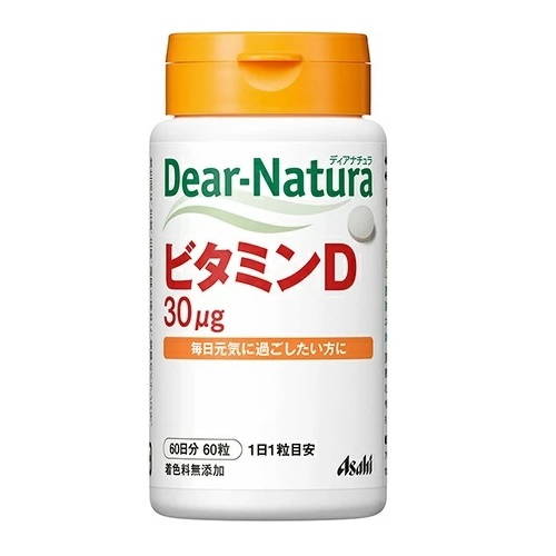 【３０個書き割り】 アサヒ烏合の衆食料雑貨類 ディアナチュラ ヴィタミンD 60日分×３０個書き割り【定め事品】※楽にする税率客体品【t-10】
