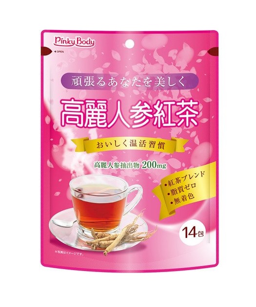 【30個セット】【1ケース分】ユーワ 高麗人参紅茶 14包入×30個セット 1ケース分【正規品】 ※軽減税率対象品|ブルームグリーン