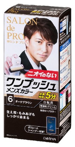【２４個セット】【１ケース分】 サロンドプロ　ワンプッシュメンズカラー（白髪用）　６　ダークブラウン【医薬部外品】&times;２４個セット　１ケース分 【正規品】【dcs】｜ブルームグリーン 16,343円