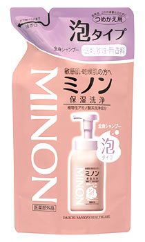 【２０個仕掛ける】  ミノン 薬用 体制シャンプー 泡印字機  詰め替え用 400mlL×２０個仕掛ける 【置き目品】