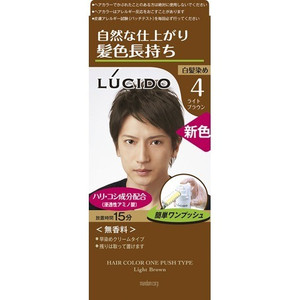 【２４個セット】【１ケース分】 ルシード ワンプッシュケアカラー ライトブラウン 100g×２４個セット　１ケース分 【正規品】【dcs】