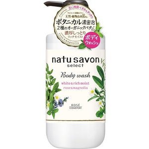 【１２個セット】 ナチュサボン セレクト ホワイト ボディウォッシュ リッチモイスト 500mL ×１２個セット　１ケース分 【正規品】【dcs】