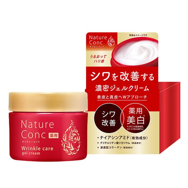 【３６個仕かける】 ナリスかざり付ける品 ネイチャーコンク 薬用 リンクルケア ジェルクリーム 80g×３６個仕かける １入れもの分 【定まり品】【dcs】
