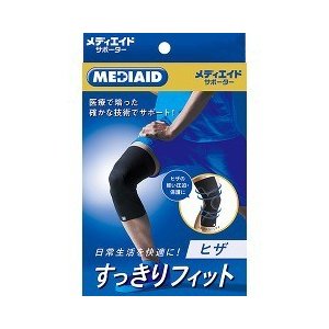 【３０個セット】【１ケース分】 メディエイド サポーター すっきりフィットヒザ ブラック S 1枚入 ×３０個セット　１ケース分 【正規品】【mor】【ご注文後発送までに2週間前後頂戴する場合がございます】