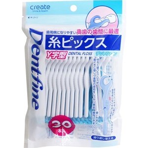 【３０個セット】デントファイン 糸ピックス Y字型(30本入)×３０個セット【正規品】 4,726円