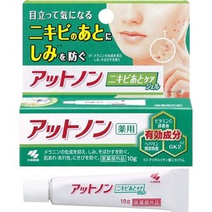 【１０個仕掛ける】 アットノン ニキビ逐ってケアジェル 10g ×１０個仕掛ける 【置き目品】【t-15】 美容・コスメ・香水-スキンケア-フェイスクリーム