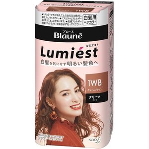 【１０個仕かける】 ブローネ ルミエストヘアカラー 皮膚軟化剤 1WB ウォーム赤銅色 1仕かける ×１０個仕かける 【決まり品】 全体染め用-ヘアケア・スタイリング-美容・コスメ・香水