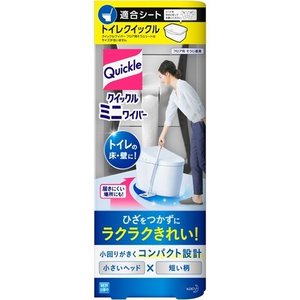 【１０個セット】 クイックル ミニワイパー トイレ床掃除用 1本 ×１０個セット　【正規品】