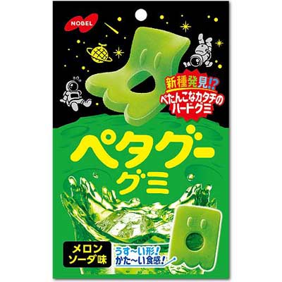 楽天市場 ３個セット ペタグーグミ メロンソーダ味 50g ３個セット 正規品 軽減税率対応品 ブルームグリーン