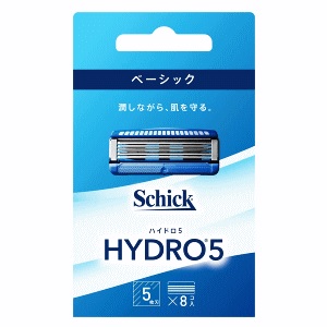 【３個セット】シック ハイドロ5 ベーシック替刃 8コ入&times;３個セット 【正規品】【k】【mor】【ご注文後発送までに2週間前後頂戴する場合がございます】【t-6】｜ブルームグリーン