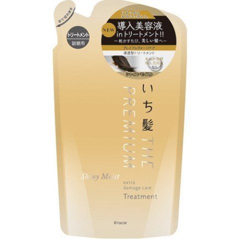 【１８個セット】【１ケース分】 いち髪 プレミアム エクストラダメージケアトリートメント シャイニーモイスト 詰替用 ( 340g )×１８個セット　１ケース分 【正規品】【dcs】