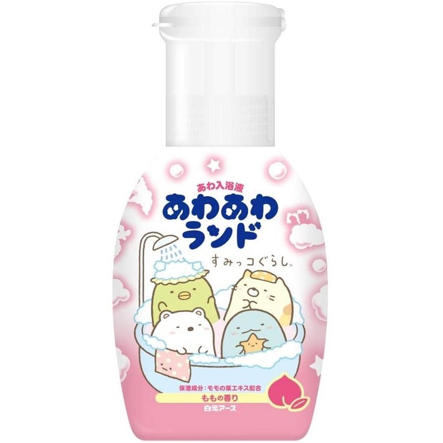 【２０個書き割り】【１容れもの分】 あわ湯浴み液 あわあわ地びた すみっコぐらし ももの芳ばしさ 300竓×２０個書き割り １容れもの分 【定まり品】【mor】 【ご申しつける後送りとどけるまでに2週前後もらい受けるする切っ掛けがございます】