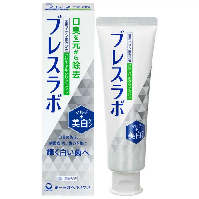 【３０個仕掛ける】 第一三共ヘルスケア ブレスラボ マルチ+美白世話をする クリスタルクリアミント 90g×３０個仕掛ける【置き目品】