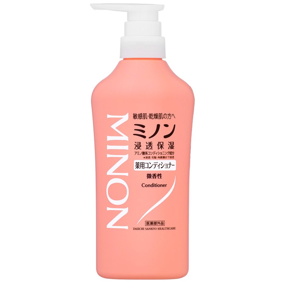 【１８個セット】【１ケース分】 ミノン 薬用コンディショナー(450ml)&times;１８個セット　１ケース分 【正規品】【dcs】｜ブルームグリーン