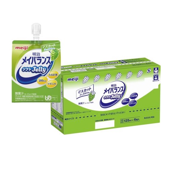 市場 ５個セット 明治 ソフトJelly メイバランス マスカットヨーグルト味 125ml×6個パック