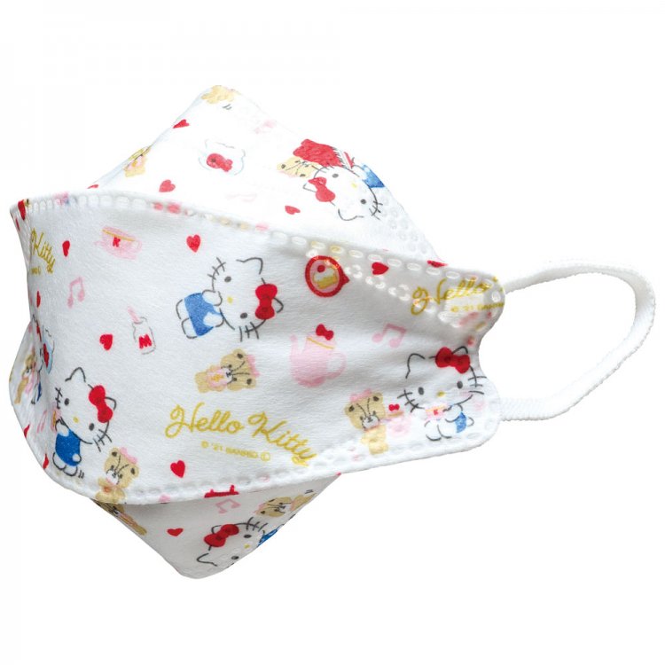 格安 スケーター 子ども用 不織布 高機能立体マスク ハローキティ 5枚入 ２４０個セット １ケース分 キッズ 子供用 Fucoa Cl