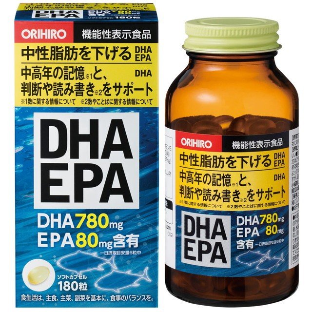 【５個セット】 オリヒロ DHA EPA 180粒 ×５個セット 【正規品】 【ori】【ご注文後発送までに1週間前後頂戴する場合がございます】 ※軽減税率対象品