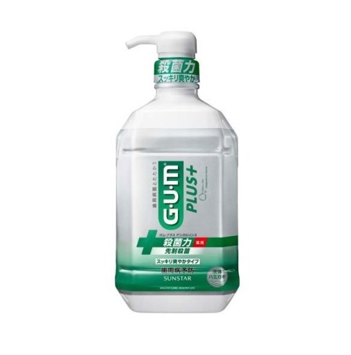 【12個セット】 サンスター ガム・プラス デンタルリンス スッキリ爽やかタイプ(900ml)×12個セット 1ケース分 【正規品】【dcs】|ブルームグリーン