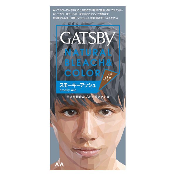 【３６個仕掛ける】 ギャツビー ナチュラルブリーチカラー スモーキーアッシュ 1仕掛ける×３６個仕掛ける １入れもの分 【置き目品】【dcs】