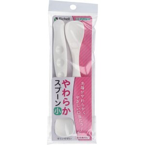 【３６個セット】【１ケース分】 使っていいね！ やわらかスプーン 小 ホワイト(2本入)【mor】【ご注文後発送までに1週間前後頂戴する場合がございます】×３６個セット　１ケース分 【正規品】【mor】 【ご注文後発送までに2週間前後頂戴する場合がございます】