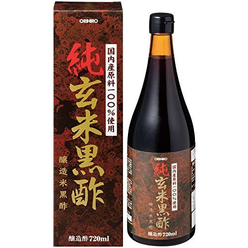 【２０個セット】オリヒロ 純玄米黒酢 720ml×２０個セット 【正規品】【ori】 ※軽減税率対象品