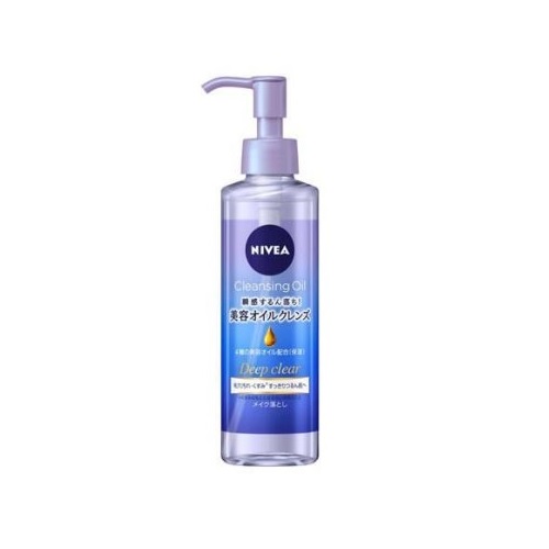 【24個セット】【1ケース分】花王 ニベア クレンジングオイル ディープクリア 本体(195ml)×24個セット 1ケース分【正規品】|ブルームグリーン