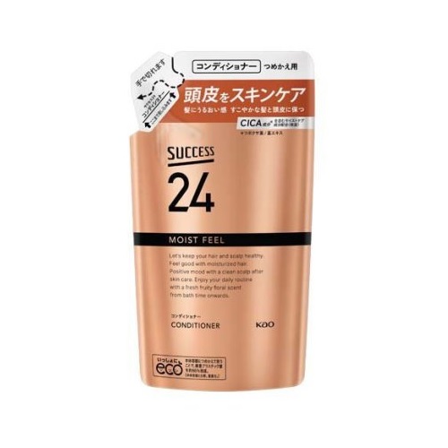 【１０個セット】 花王 サクセス24 モイストフィール コンディショナー つめかえ用(320ml)×１０個セット【正規品】