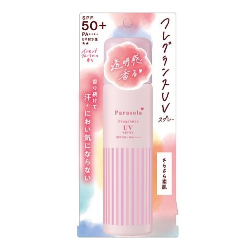 【１０個セット】 ナリス化粧品 パラソーラ フレグランスUVスプレー イノセントフローラルの香り(90g)×１０個セット 【正規品】【t-3】