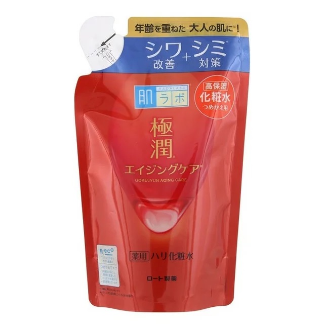 【３６個セット】【１ケース分】 ロート製薬 肌ラボ 極潤 薬用ハリ化粧水 つめかえ用(170ml) ×３６個セット　１ケース分 【正規品】【dcs】