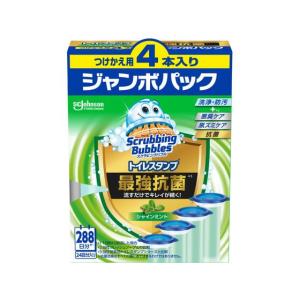 【１０個セット】 スクラビングバブル トイレスタンプ 最強抗菌 シャインミントの香り 付け替え(38g×4本入)×１０個セット 【正規品】