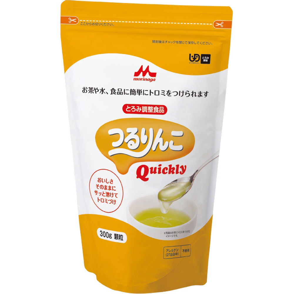 【10個セット】 介護食/とろみ つるりんこクイックリー 300g×10個セット【正規品】※軽減税率対象品|ブルームグリーン