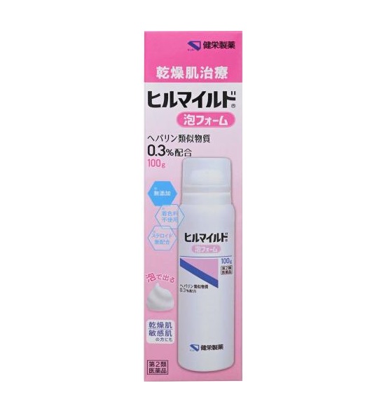【第2類医薬品】【５個セット】 健栄製薬 ヒルマイルド泡フォーム(100g)&times;５個セット【正規品】｜ブルームグリーン