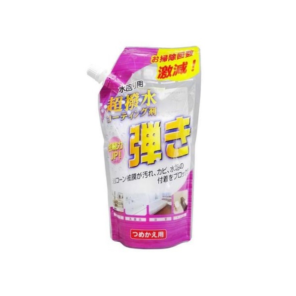 【２４個セット】【１ケース分】 友和 超撥水コーティング剤 弾き！ つめかえ用(500ml)×２４個セット　１ケース分 【正規品】【mor】【ご注文後発送までに2週間前後頂戴する場合がございます】
