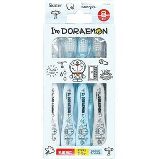 【９６個セット】【１ケース分】 スケーター 歯ブラシ 園児用 3-5才 やわらかめ 8本入 ドラえもん&times;９６個セット　１ケース分　【正規品】｜ブルームグリーン