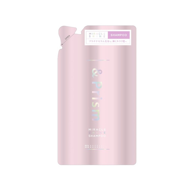 【５個セット】 H2O ＆Prism ミラクルシャインシャンプー トゥインクルピオニーの香り 詰め替え(320ml)×５個セット【正規品】