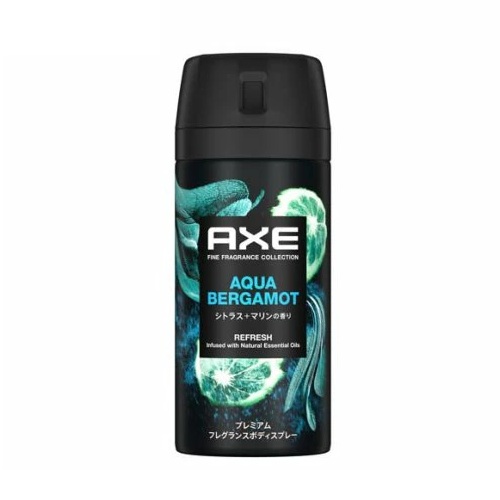 【36個セット】【1ケース分】 ユニリーバ AXE プレミアムフレグランス ボディスプレー アクアベルガモット(70g)×36個セット 1ケース分【正規品】|ブルームグリーン