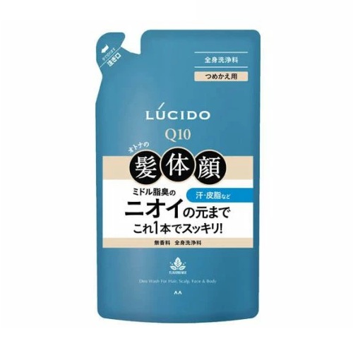 【１０個仕掛ける】 マンダム ルシード 体制デオウォッシュ つめかえ用(380ml)×１０個仕掛ける【置き目品】