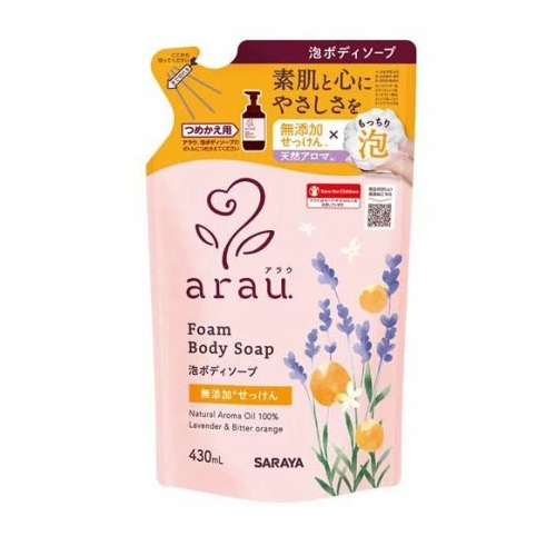 【２０個セット】【１ケース分】 サラヤ アラウ. 泡ボディソープ つめかえ(430ml)×２０個セット　１ケース分【正規品】 9,413円
