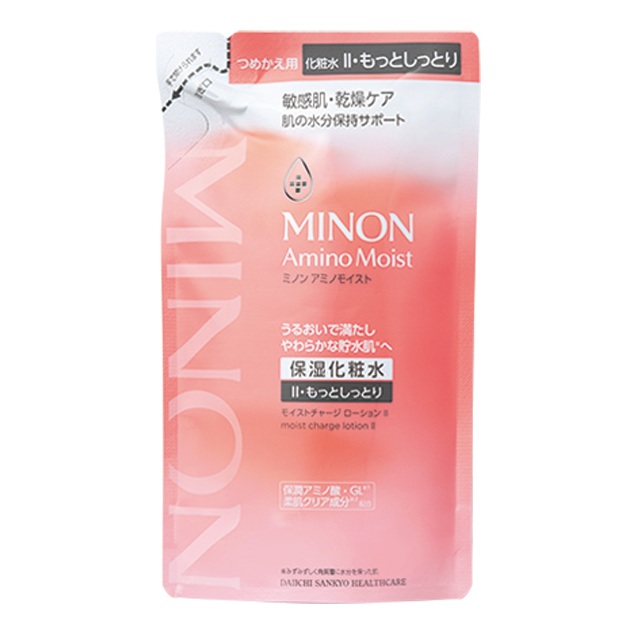 【５個セット】 第一三共ヘルスケア ミノン アミノモイスト モイストチャージローションII もっとしっとりタイプ つめかえ(130ml)×５個セット【正規品】