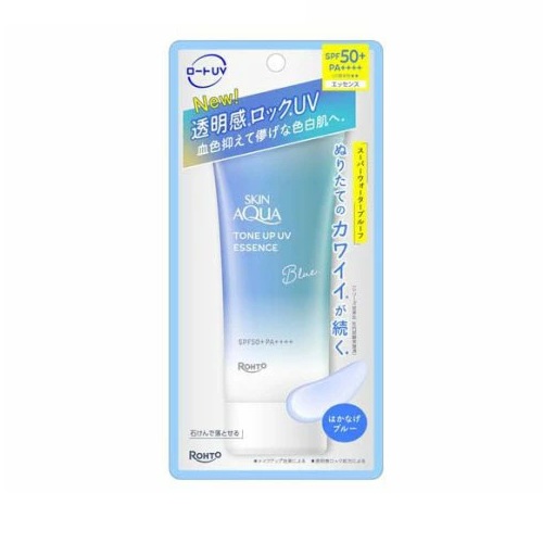 【１０個セット】 ロート スキンアクア トーンアップUVエッセンス ブルー(70g)×１０個セット【正規品】