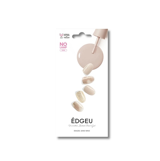 【１０個仕かける】 アイエスリンク EDGEU ネイルシール ENA220 SAND WAVE(1仕かける)×１０個仕かける【決まり品】 ネイルチップ-美容・コスメ・香水-ネイル