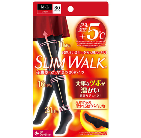 【５個仕掛ける】 か細いウォーク 美脚あったか温ツボタイツ M～L×５個仕掛ける【置き目品】【k】【mor】【ご申しつける後送りとどけるまでに1週前後もらい受けるする切っ掛けがございます】