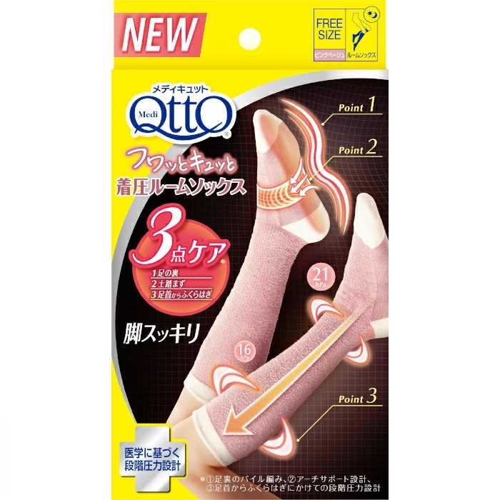 【２０個書き割り】 レキットベンキーザー メディキュット フワッとキュッと 着圧お座敷靴下 さくら色ベージュ(1足)×２０個書き割り【定め事品】【mor】【ご申し付ける後送りとどけるまでに2週前後もらい受けるする切っ掛けがございます】