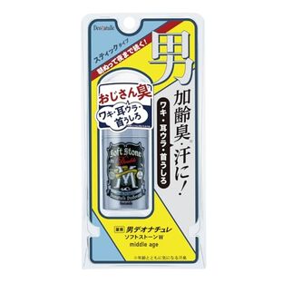 【４８個セット】【１ケース分】 デオナチュレ 男ソフトストーンW ミドルエイジ(20g)×４８個セット　１ケース分【正規品】
