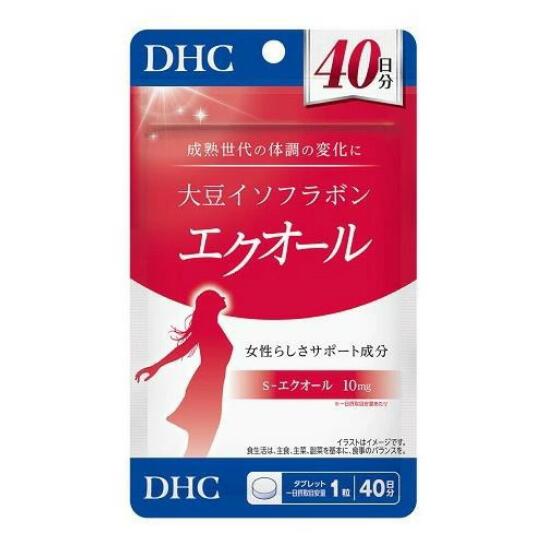 【10個セット】 DHC 大豆イソフラボン エクオール 40日分(40粒)×10個セット【正規品】 ※軽減税率対象品|ブルームグリーン
