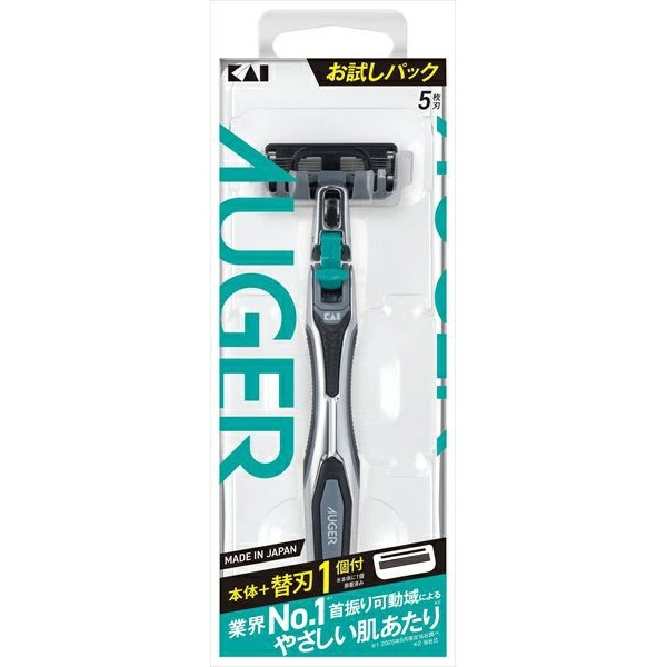 【１２０個セット】【１ケース分】 貝印 AUGER ホルダー(1セット)&times;１２０個セット　１ケース分【正規品】【k】【ご注文後発送までに2週間前後頂戴する場合がございます】｜ブルームグリーン